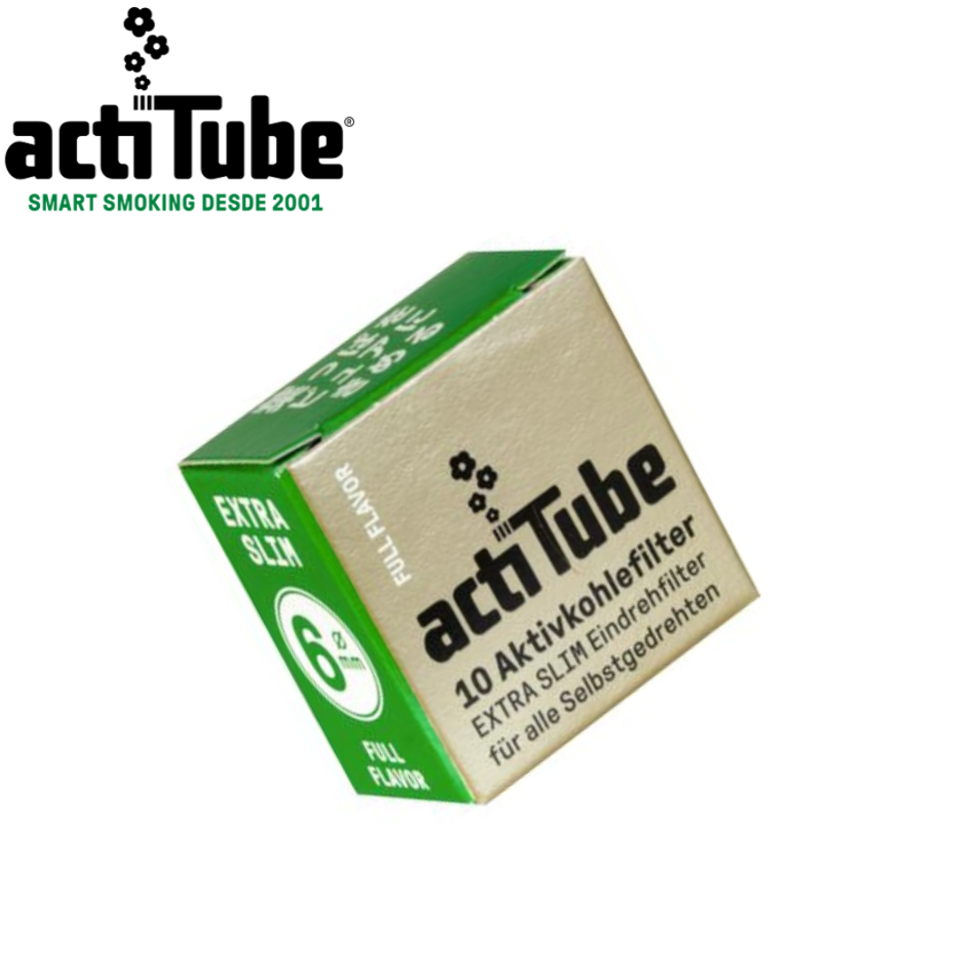 Aktivkohlefilter, actiTube®, Extra Slim, 10er